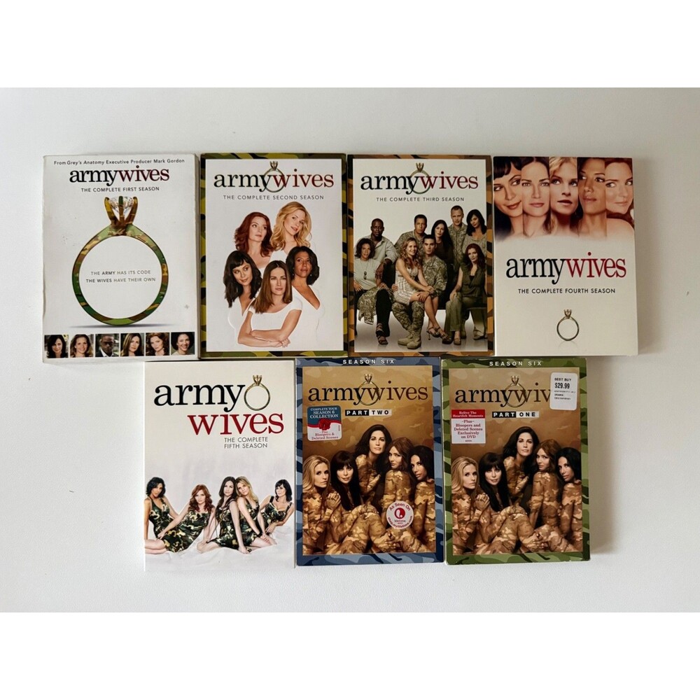 Army Wives Complete Seasons 1-6 DVD Sets Region 1 NTSC
